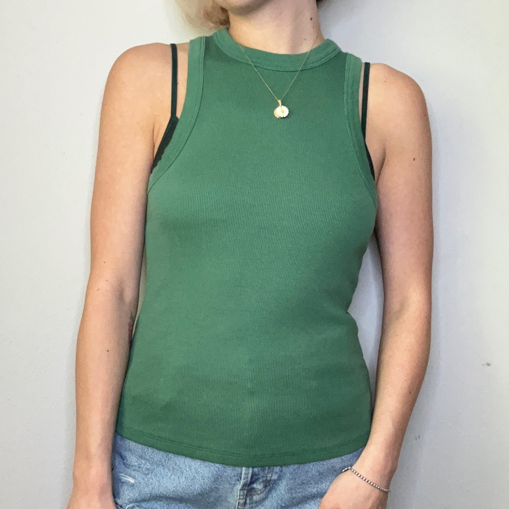 Veronica Beard Green Tank Top